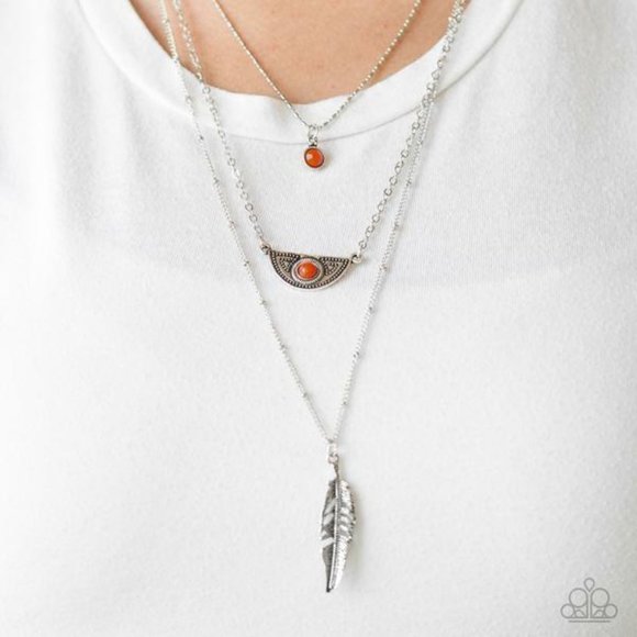 Sahara Sparrow - Orange Necklace - Picture 1 of 2